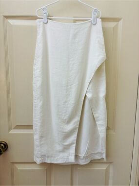 Abercrombie & Fitch linen midi skirt